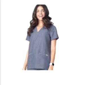 XXL FIGS CASMA TOP + KADE BOTTOMS “Heather Denim”